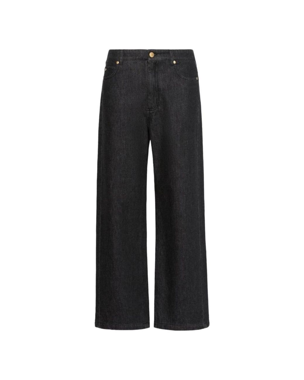 Max Mara Gray Wide Jeans