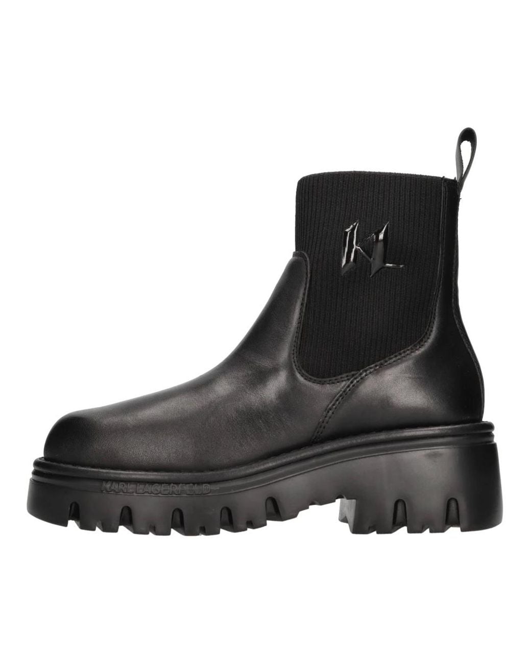 Karl Lagerfeld Black Chelsea Boots