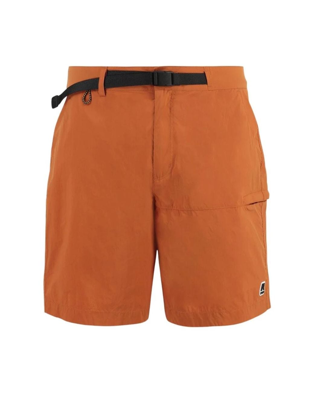 K-Way Orange Casual Shorts for men