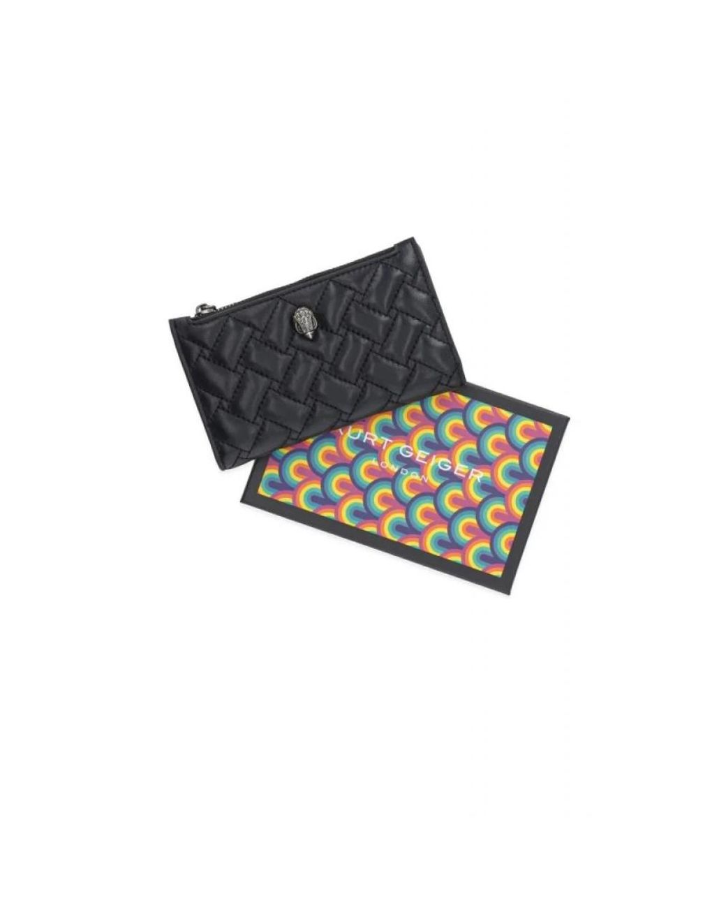 Kurt Geiger Black Kensington Bifold Geldbörse