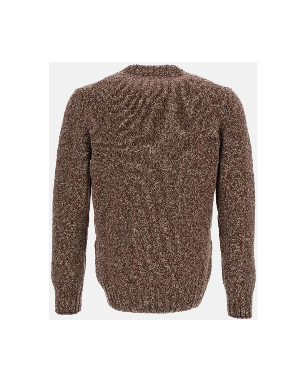 Gran Sasso Brown Round-Neck Knitwear for men