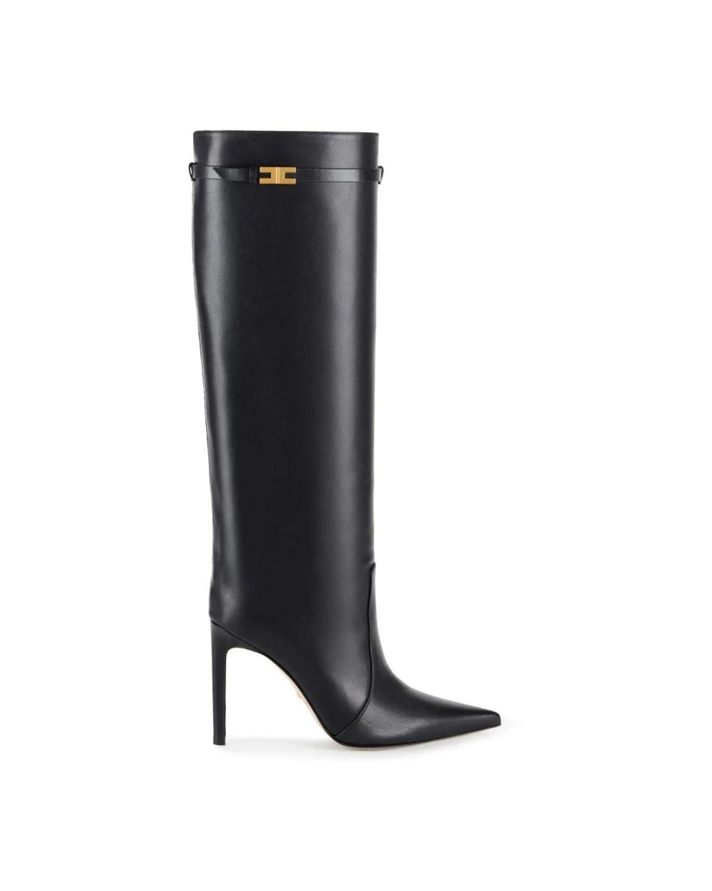 Elisabetta Franchi Black Heeled Boots