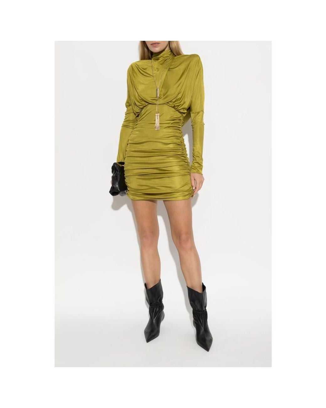 Party Dresses Balmain de color Green