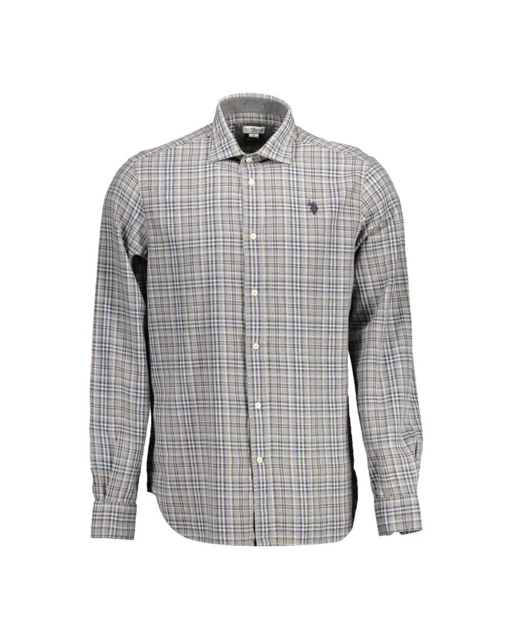 U.S. POLO ASSN. Gray Casual Shirts for men