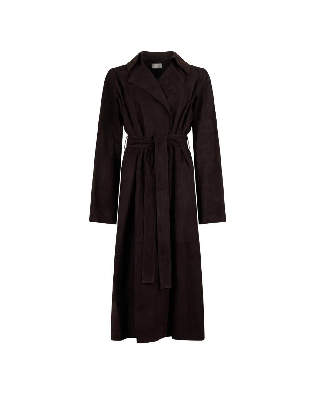 The Row Black Belted Coats
