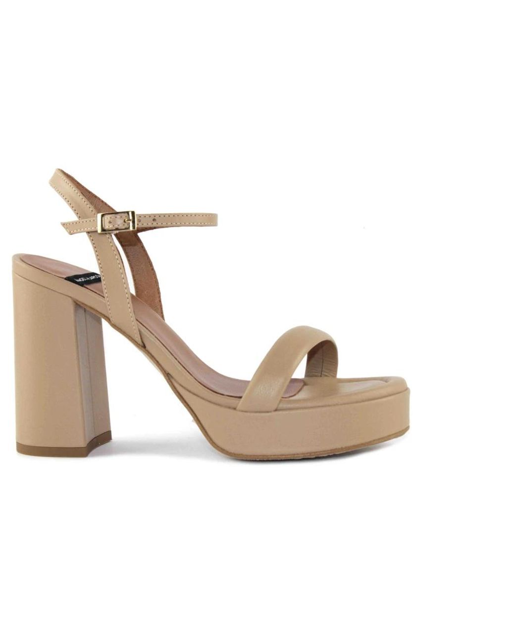 Angel Alarcon White High Heel Sandals