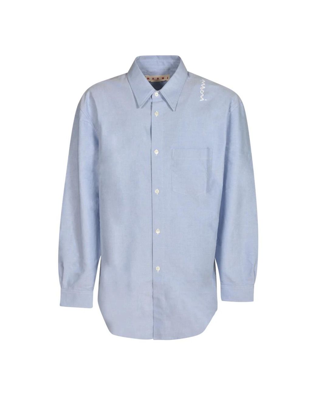 Marni Blue Casual Shirts for men