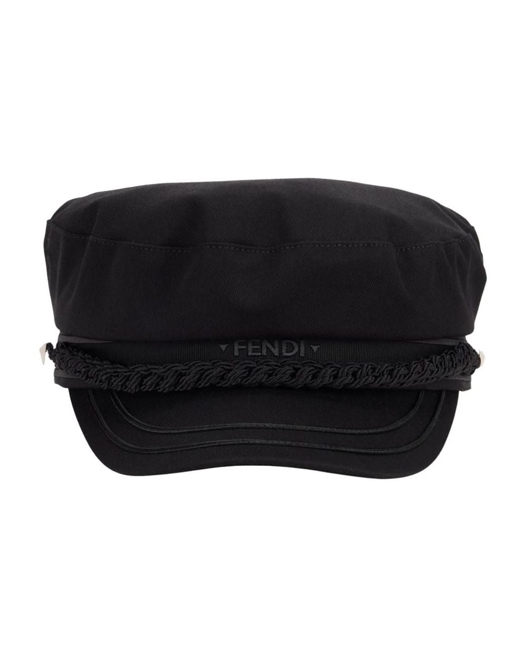 Fendi Baker Boy Hoed in het Black