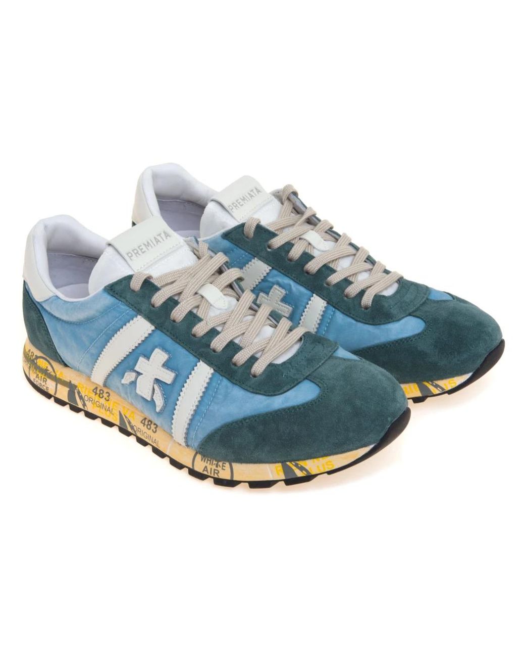 Premiata Blue Sneakers for men