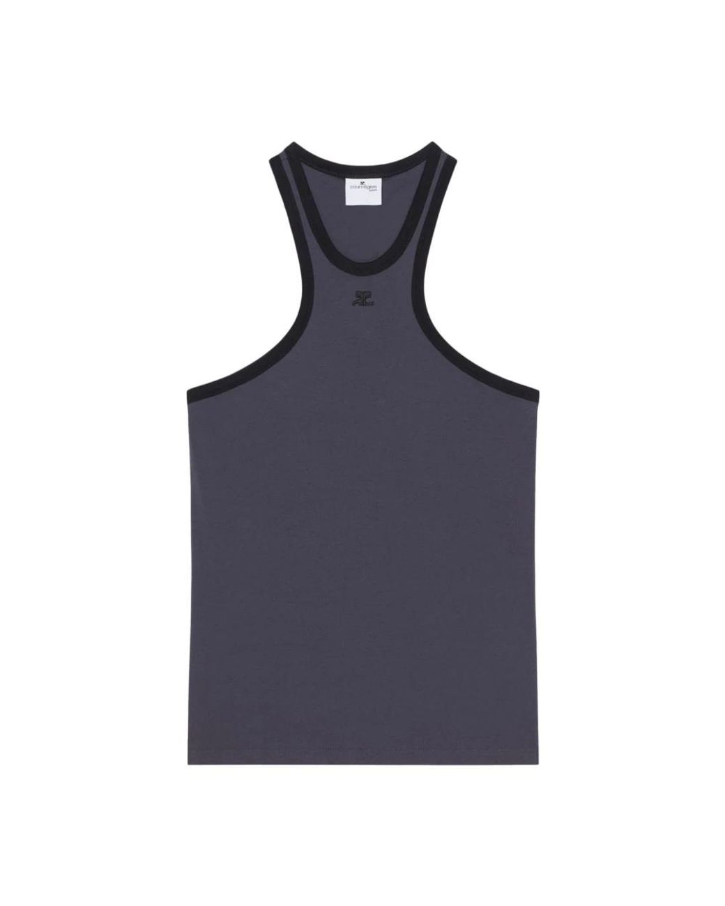 Courreges Blue Sleeveless Tops for men