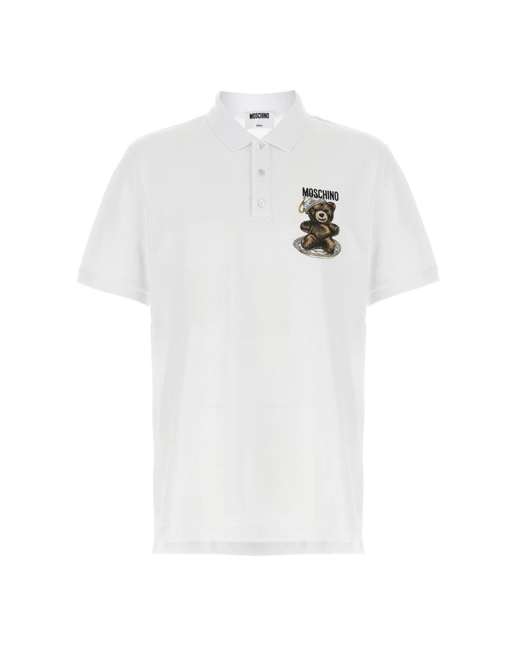 Moschino White Polo Shirts for men