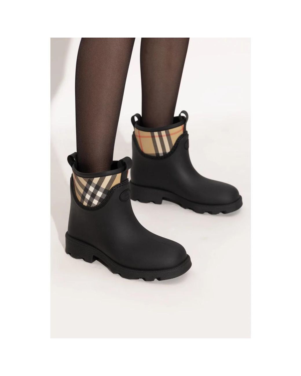 Burberry Black Wellies