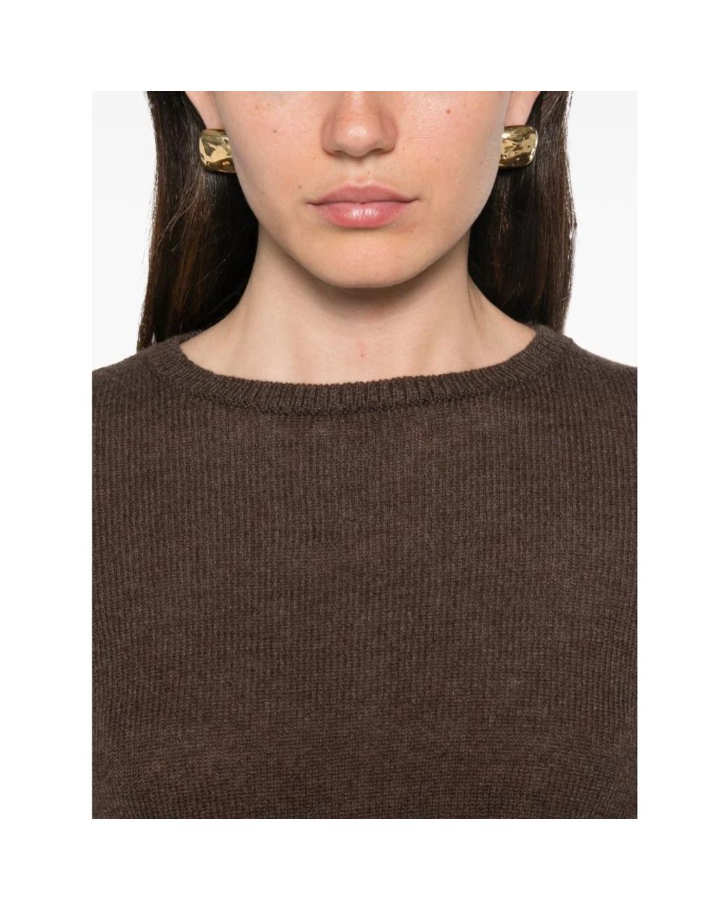 Eleventy Brown Round-Neck Knitwear