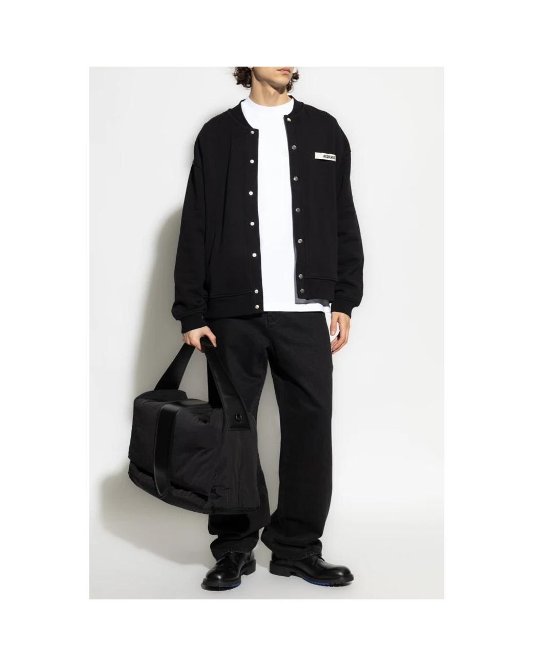 Jacquemus Black Straight Jeans for men