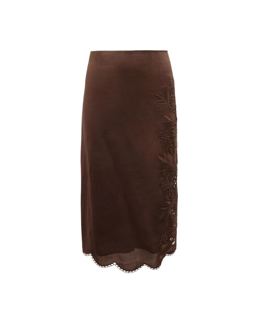 Max Mara Brown Midi Skirts