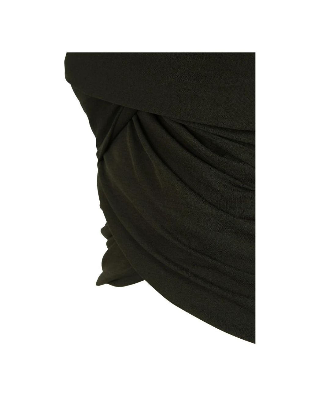 Cortana Black Sleeveless Tops