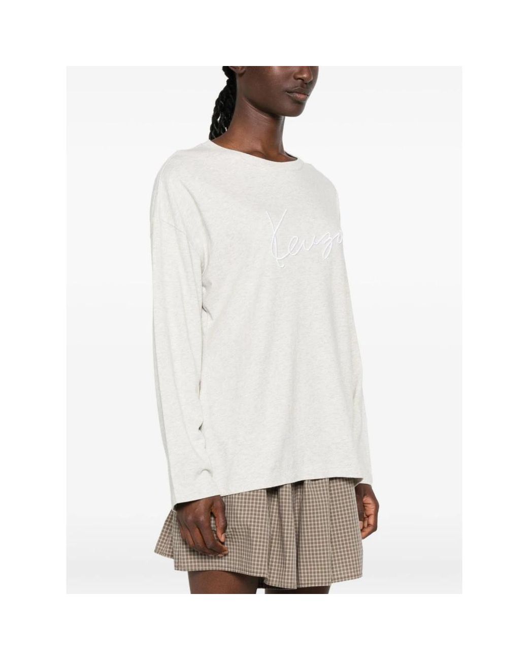 KENZO White Long Sleeve T-Shirts