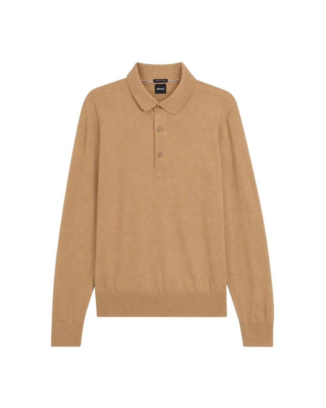 Boss Natural Round-Neck Knitwear for men