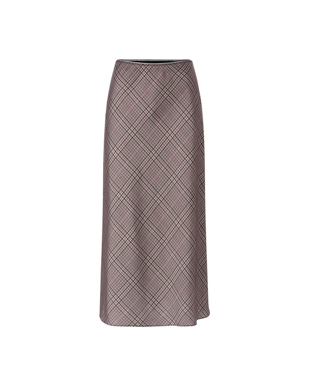 Rich & Royal Brown Midi Skirts