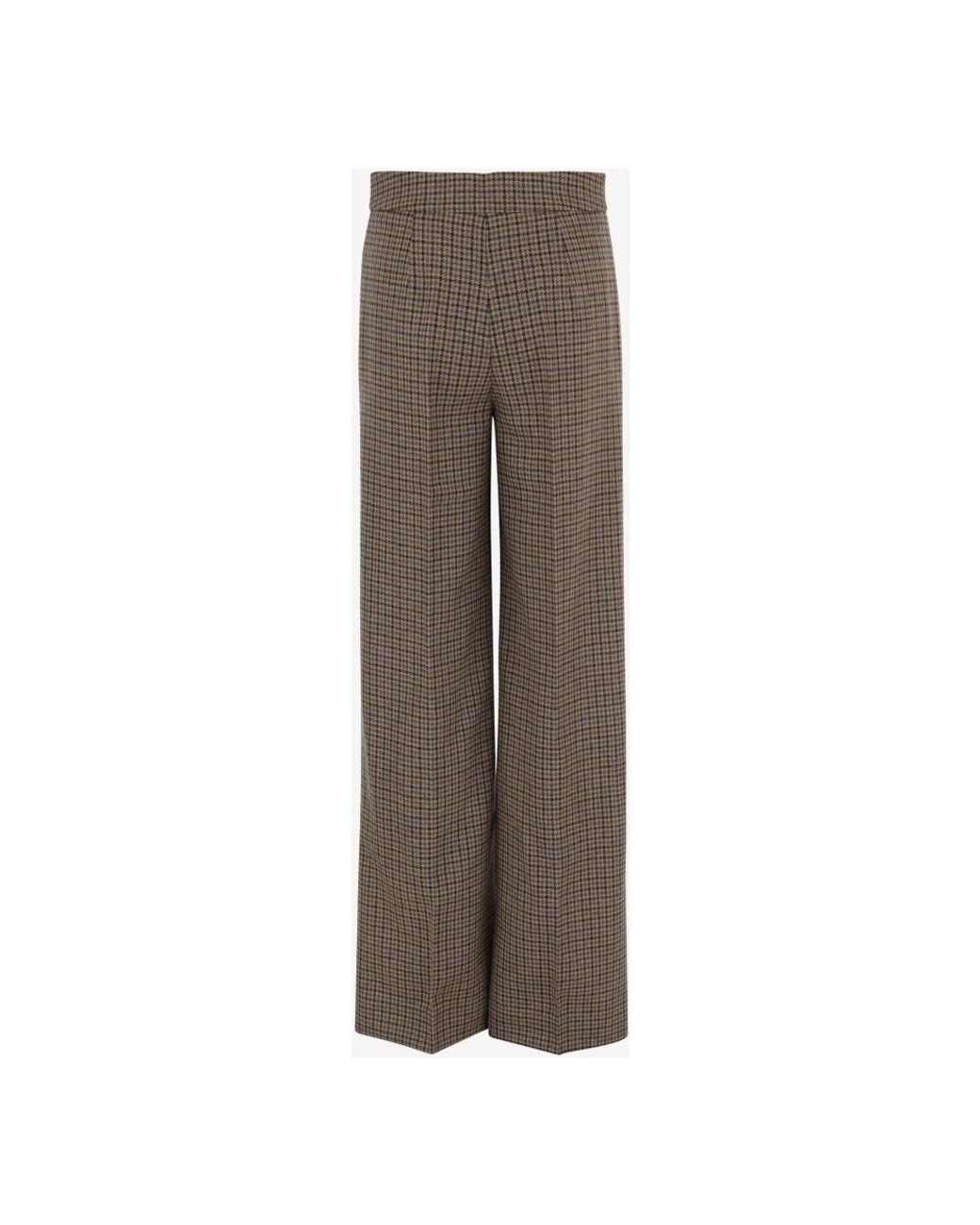 Wide Trousers Sa Su Phi de color Brown