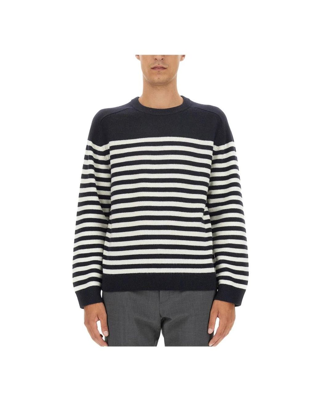 Theory Black Round-Neck Knitwear for men
