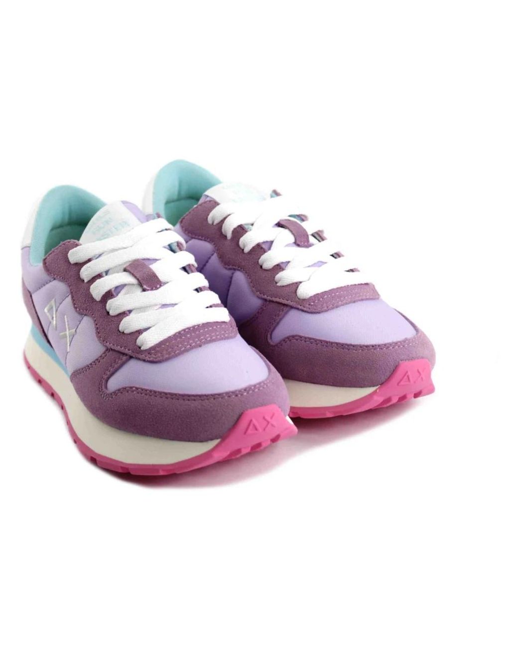 Sun 68 Purple Sneakers