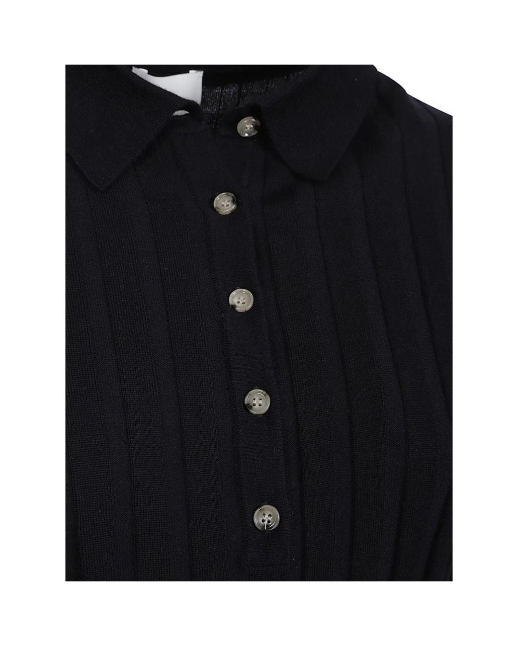 Allude Black Polo Shirts