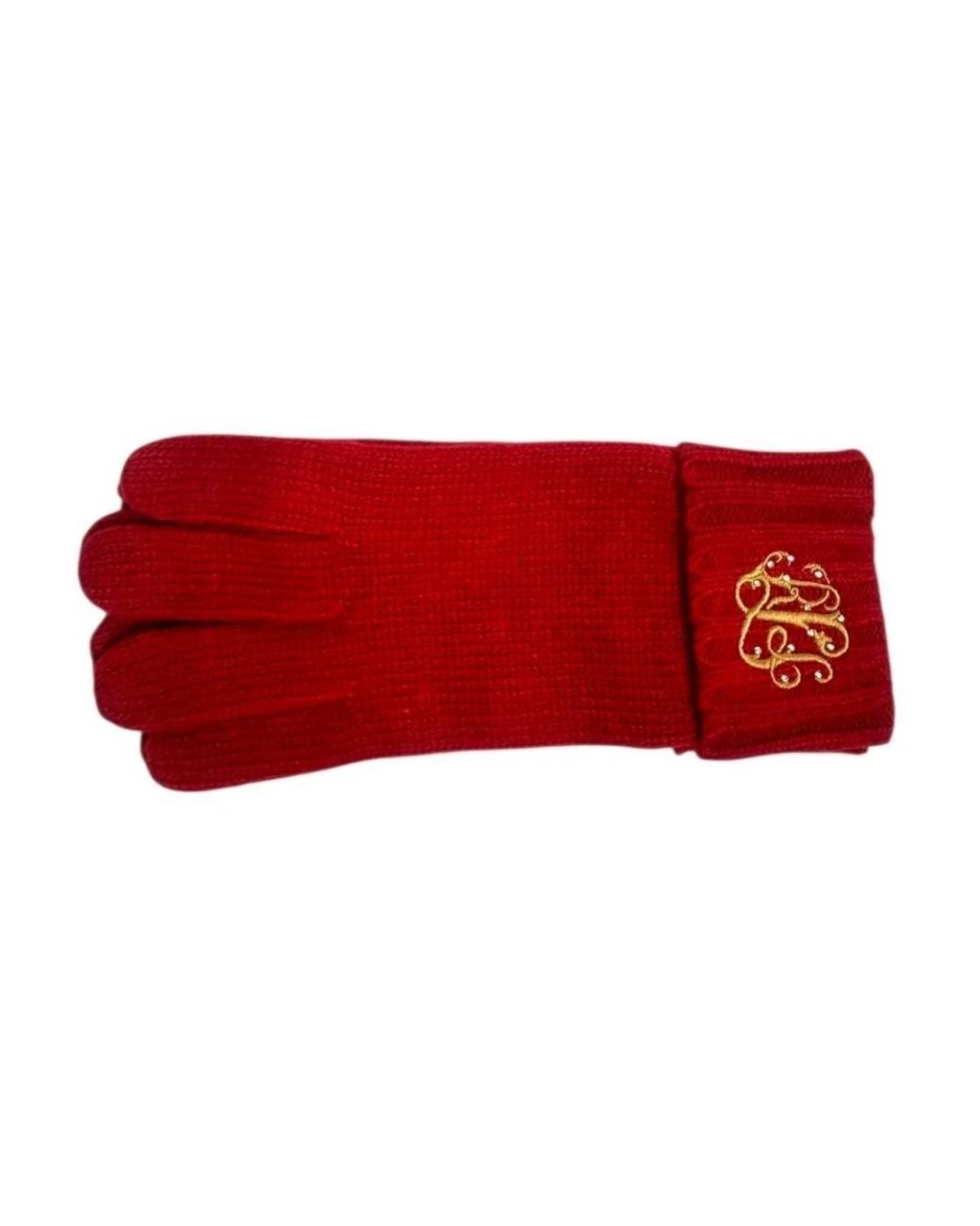 Gloves di Ralph Lauren in Red