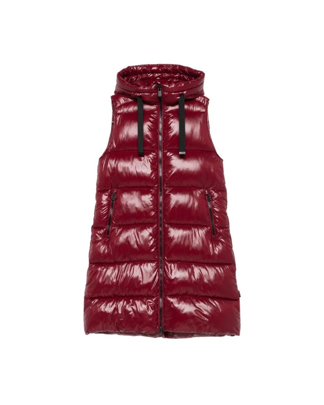 Save The Duck Jassen ,Rood ,Polyester Iria Vest in het Red