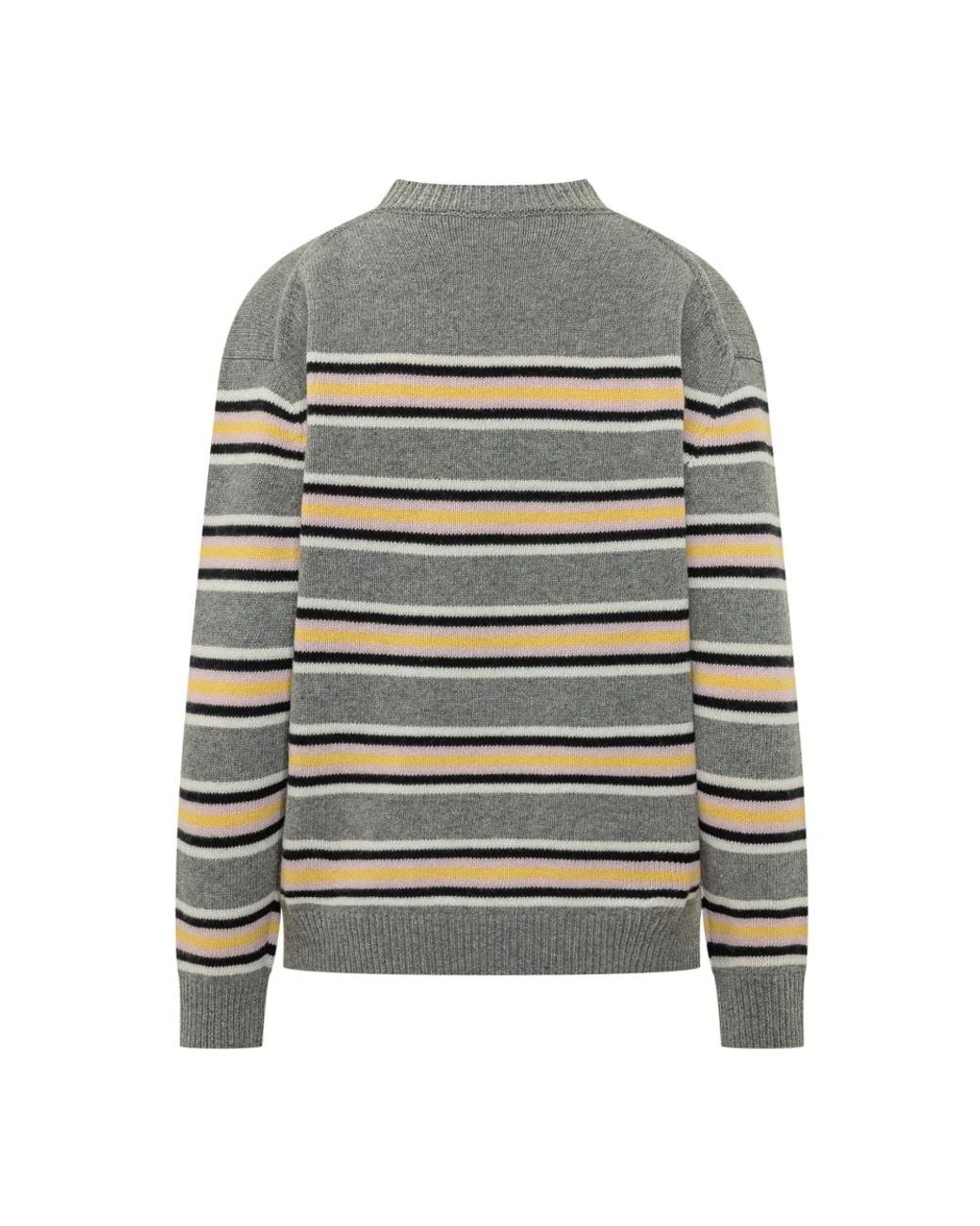 Fiorucci Gray Round-Neck Knitwear
