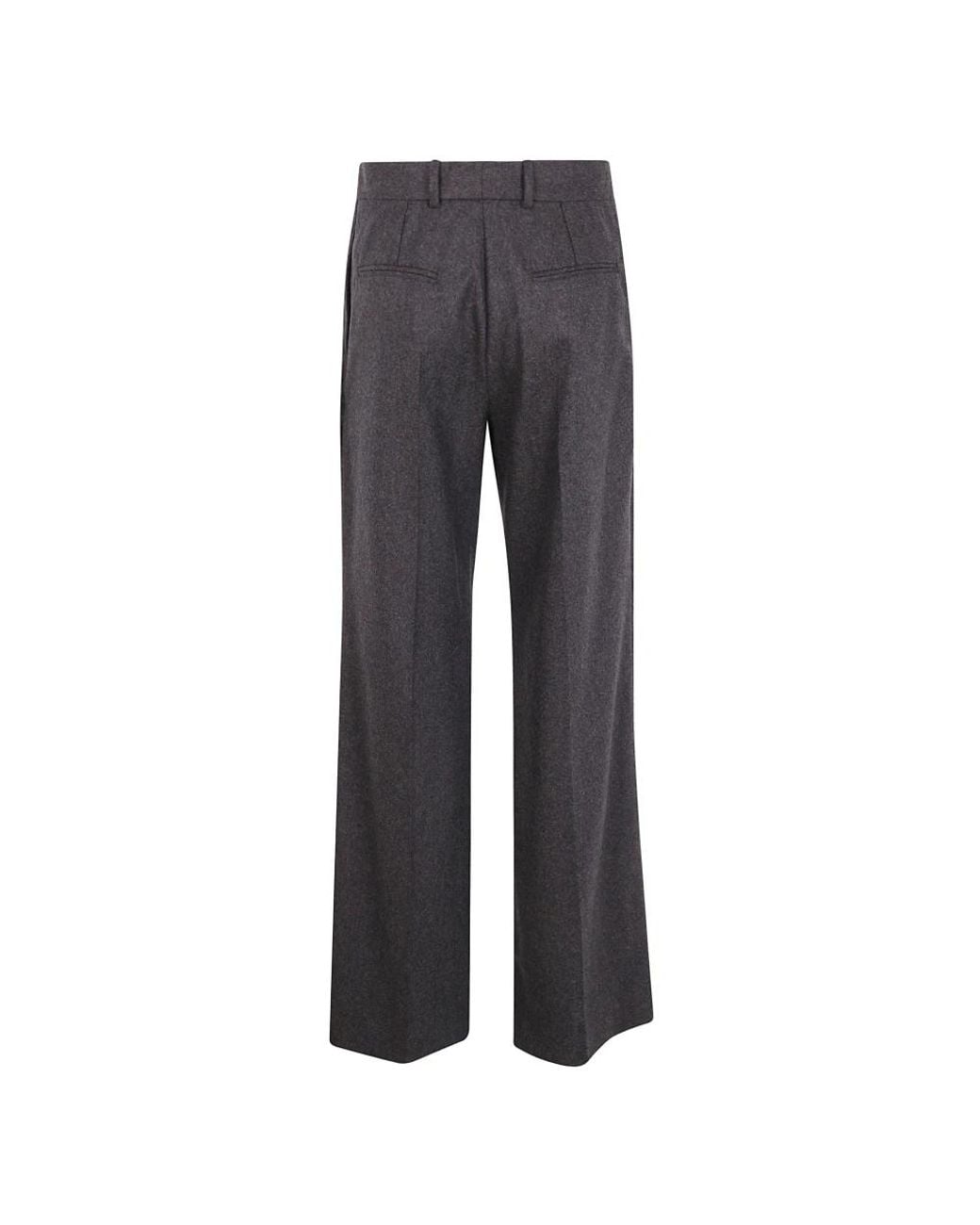 Carven Gray Wide Trousers