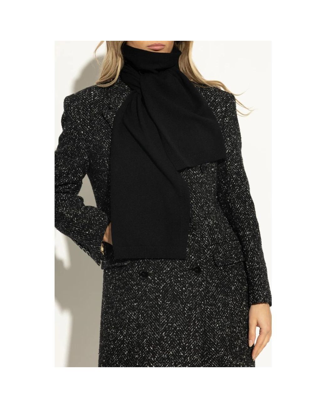 Dolce & Gabbana Kasjmier Sjaal in het Black