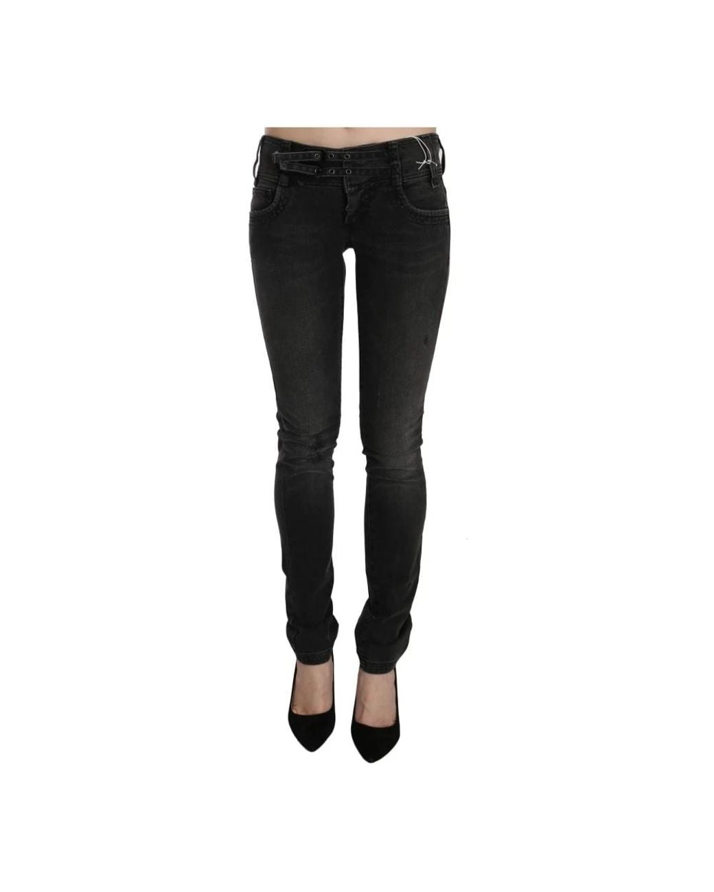 John Galliano Black Skinny Fit Jeans