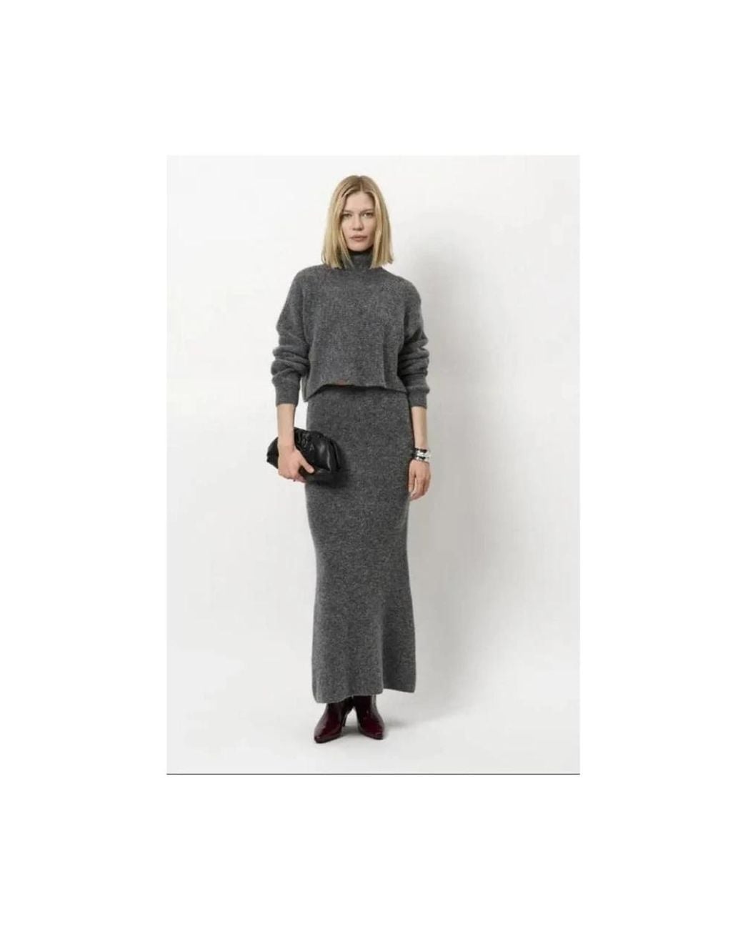 Dante 6 Gray Maxi Skirts