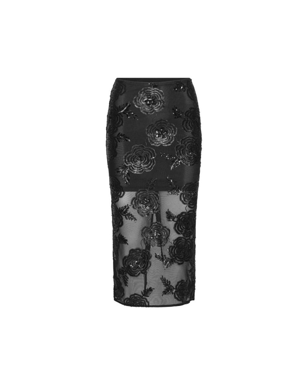 ROTATE BIRGER CHRISTENSEN Black Midi Skirts