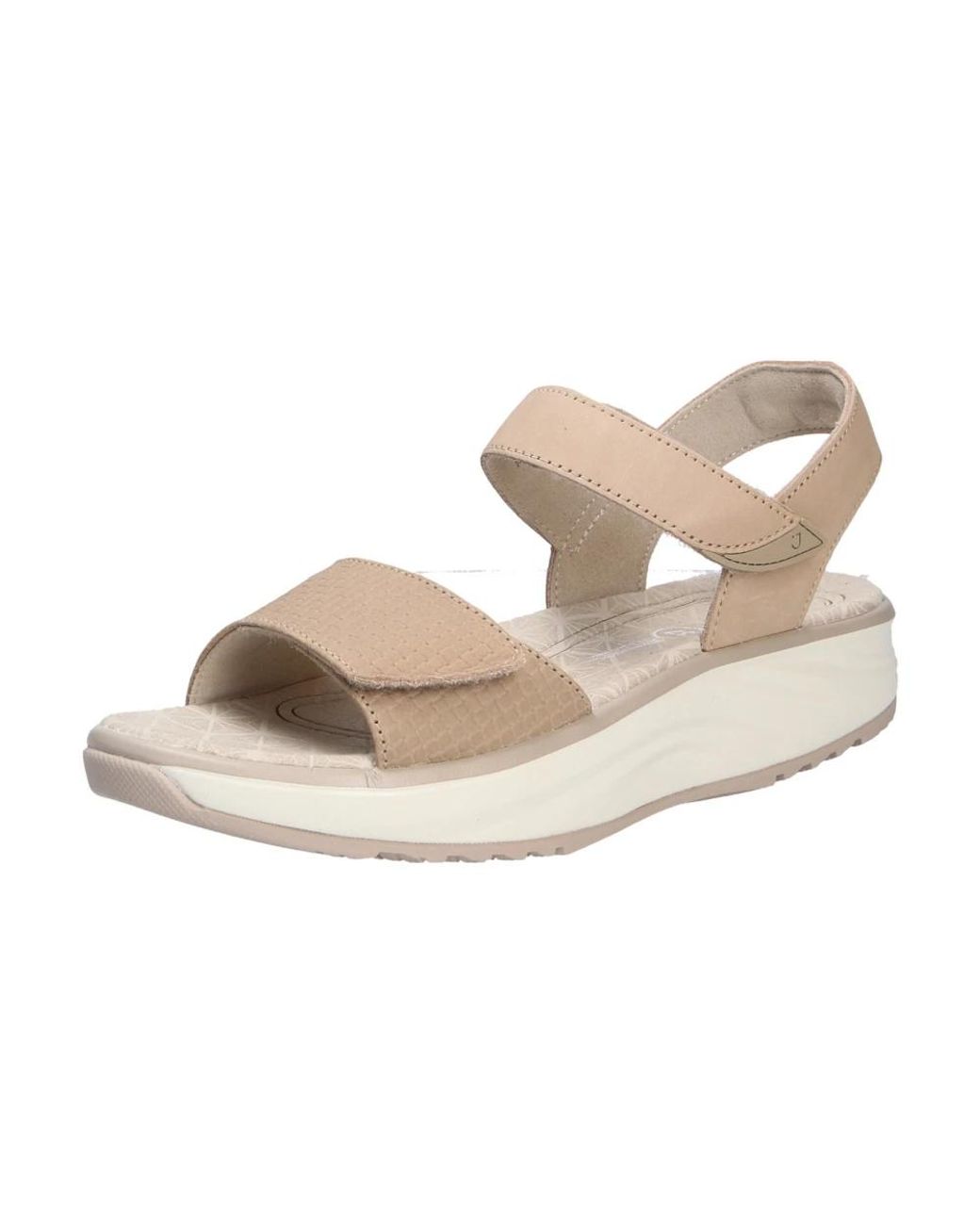 Joya Natural Sandale Mit Breiter Sohle