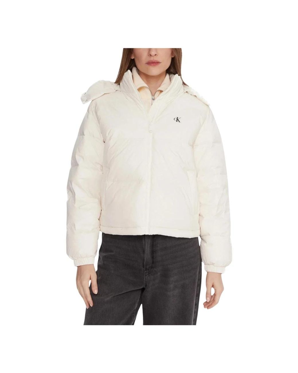 Winter Jackets Calvin Klein en coloris White