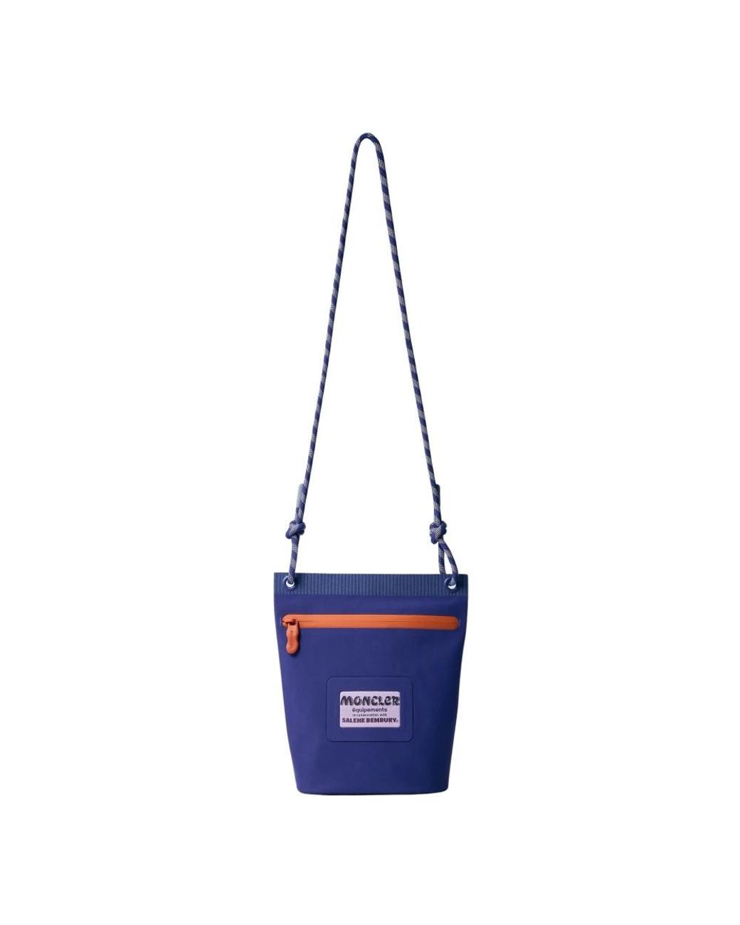 Moncler Crossbody tasche mit logo-patch in Blue für Herren