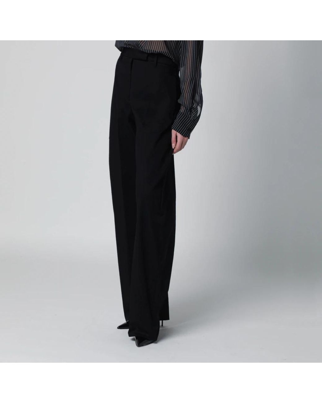 Thelatest Black Wide Trousers