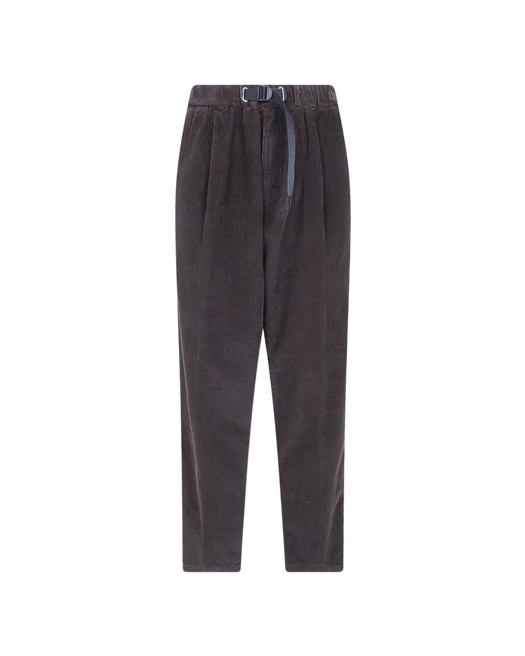 White Sand Gray Straight Trousers for men