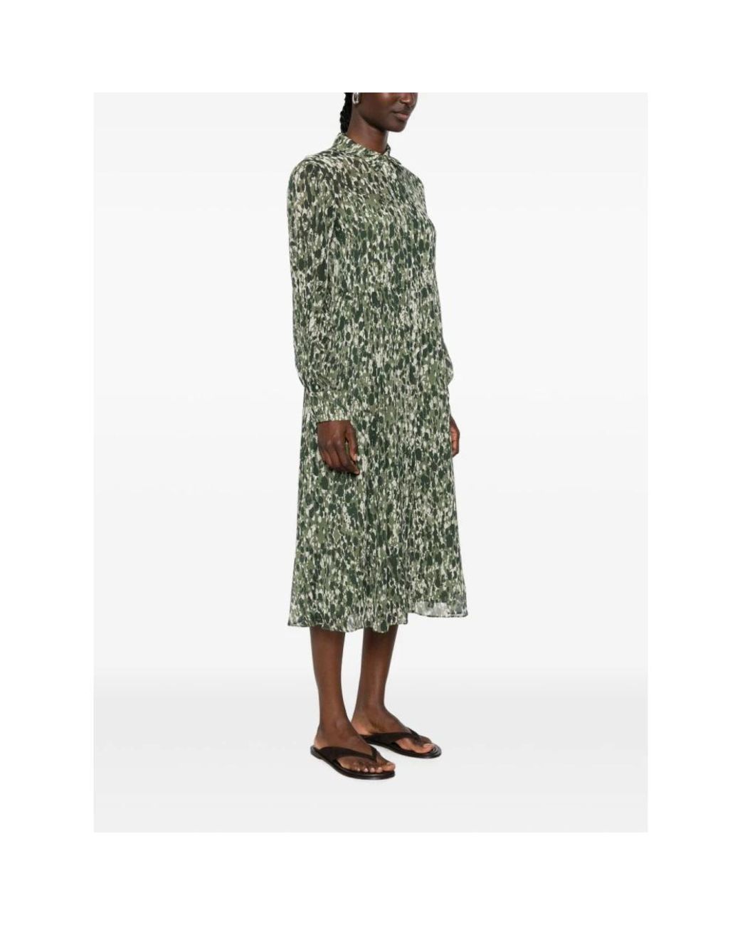 Max Mara Green Shirt Dresses