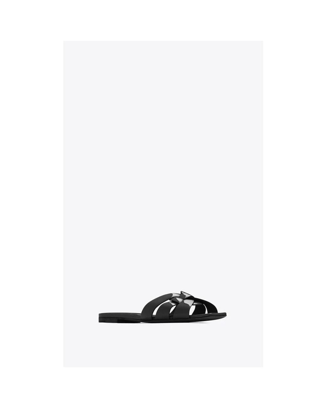 Saint Laurent Black Sliders