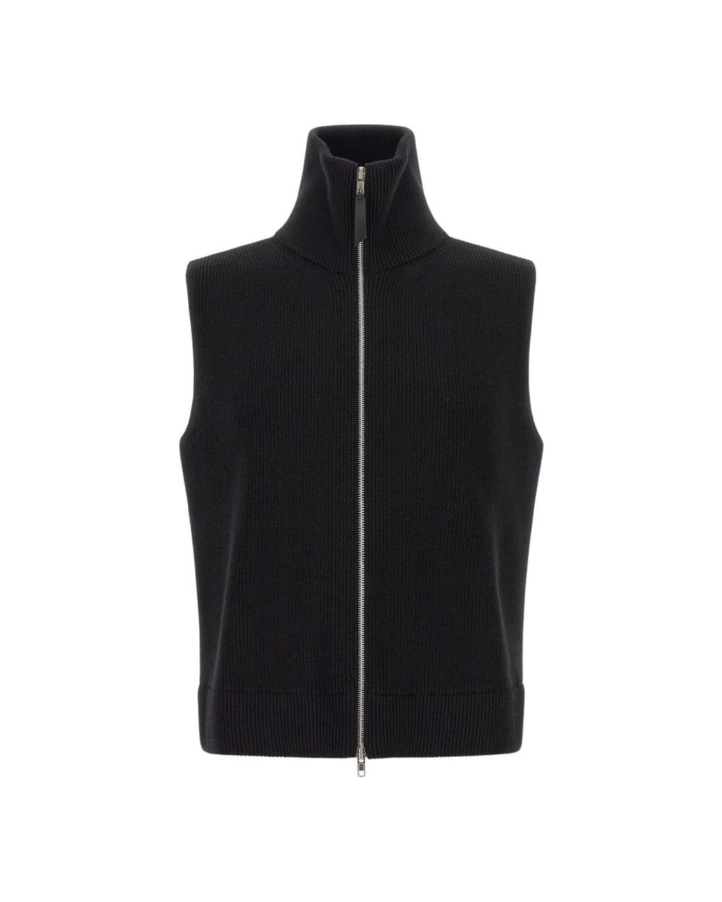 Maison Margiela Black Sleeveless Jumpers for men