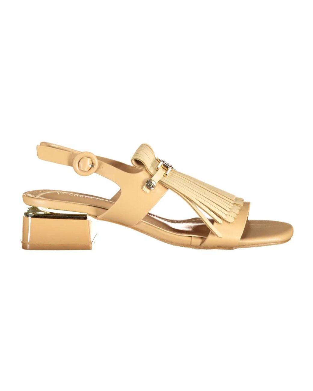 Laura Biagiotti Metallic High Heel Sandals