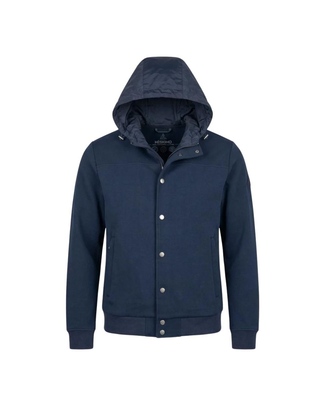 Heskimo Bomber Pett. Cappuccio Interlock in het Blue voor heren
