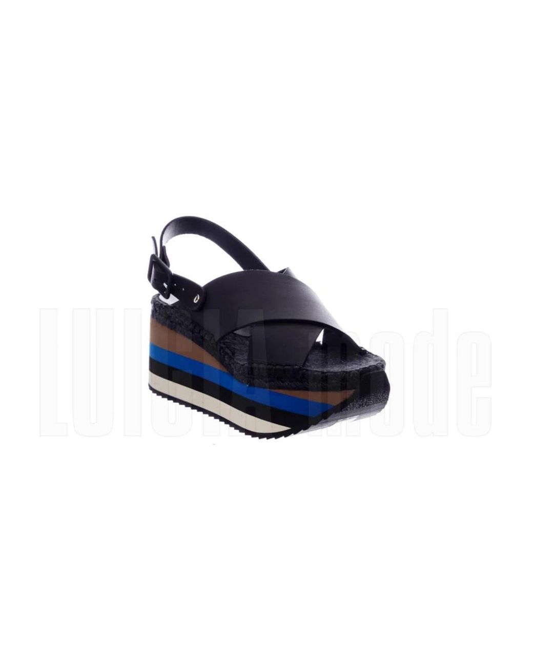 Paloma Barceló Blue Wedges
