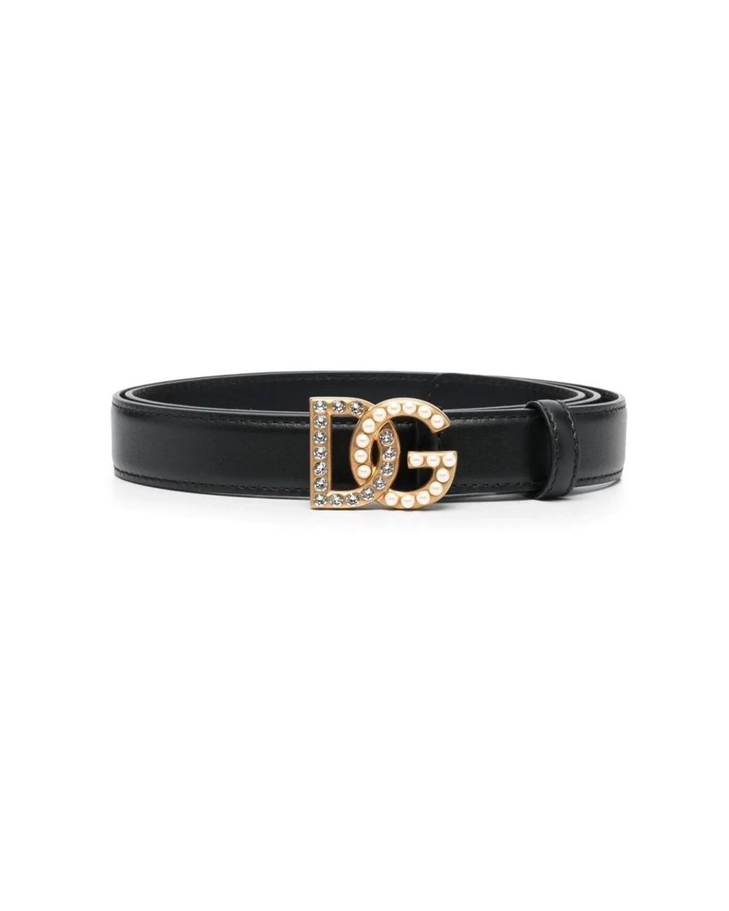Dolce & Gabbana Black Dolce & Gabbana Logo Belt Accessories