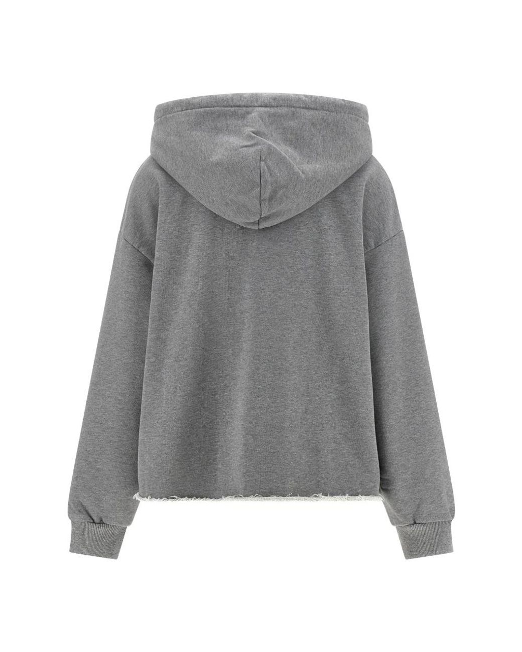 MM6 by Maison Margiela Gray Hoodies
