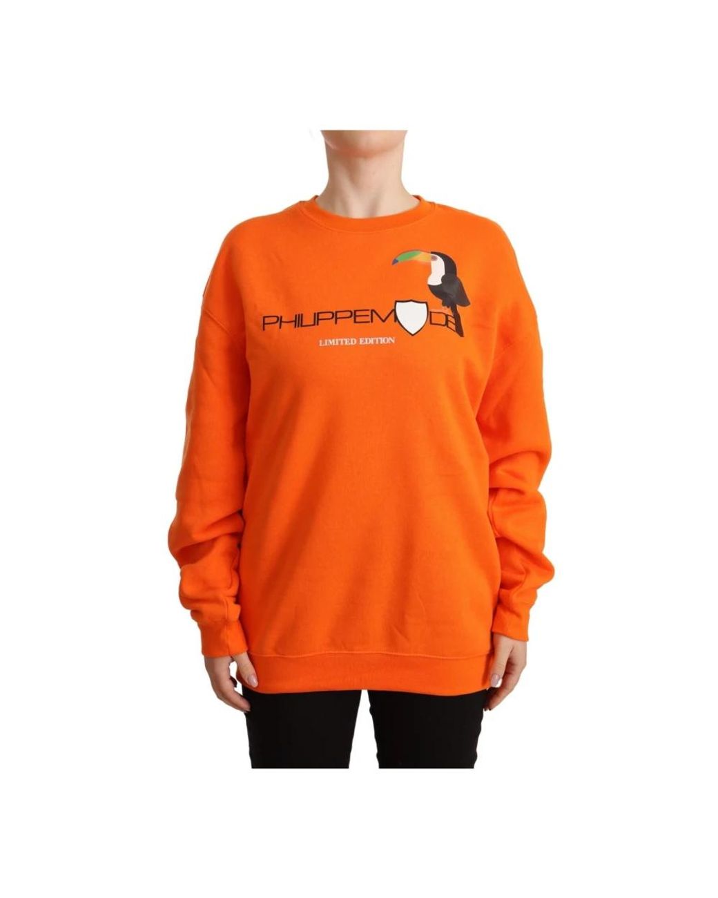 Philippe Model Orange Langärmliger Pullover