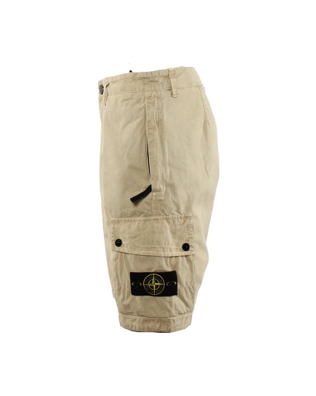 Stone Island Natural Casual Shorts for men
